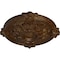 Ekena Millwork Hamilton Ceiling Medallion (Fits Canopies up to 3 3/4"), 17 3/8"OD x 1 3/4"P, Root Beer Crackle CM17HARBC - alternate 2